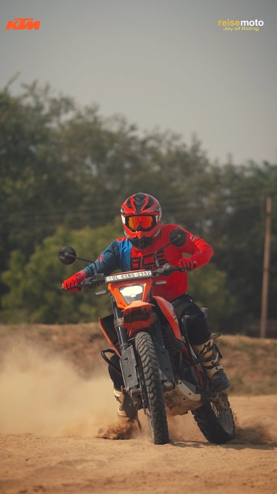Instagram post by @ktmproxp for Reise Moto. Caption reads: Just when you thought the celebrations were done,....
