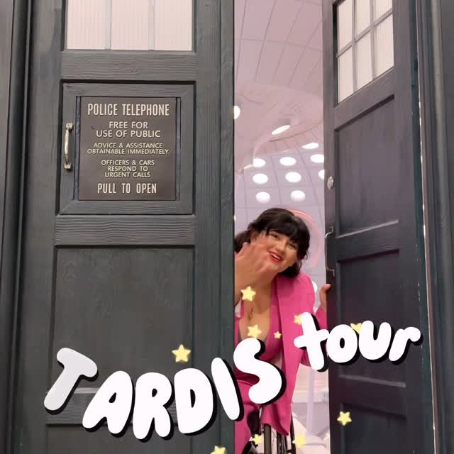 Instagram post by @sophjbutler for Doctor Who. Caption reads: [...] ❤️❤️➕🟦 thank you @bbcstudios &....