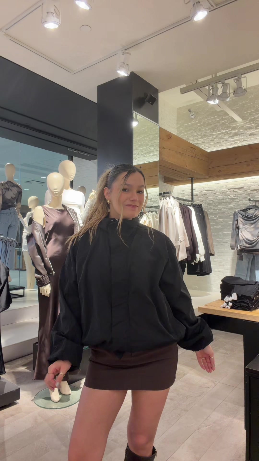 TikTok post by @noemie.thibault5 for Dynamite Clothing. Caption reads: Run don’t walk to @D Y N A M I T E ✨....