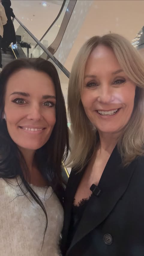 Instagram post by @nadinebaggott for K18 Hair. Caption reads: THIS OR THAT WITH @alexeducatedmess 

Just before....