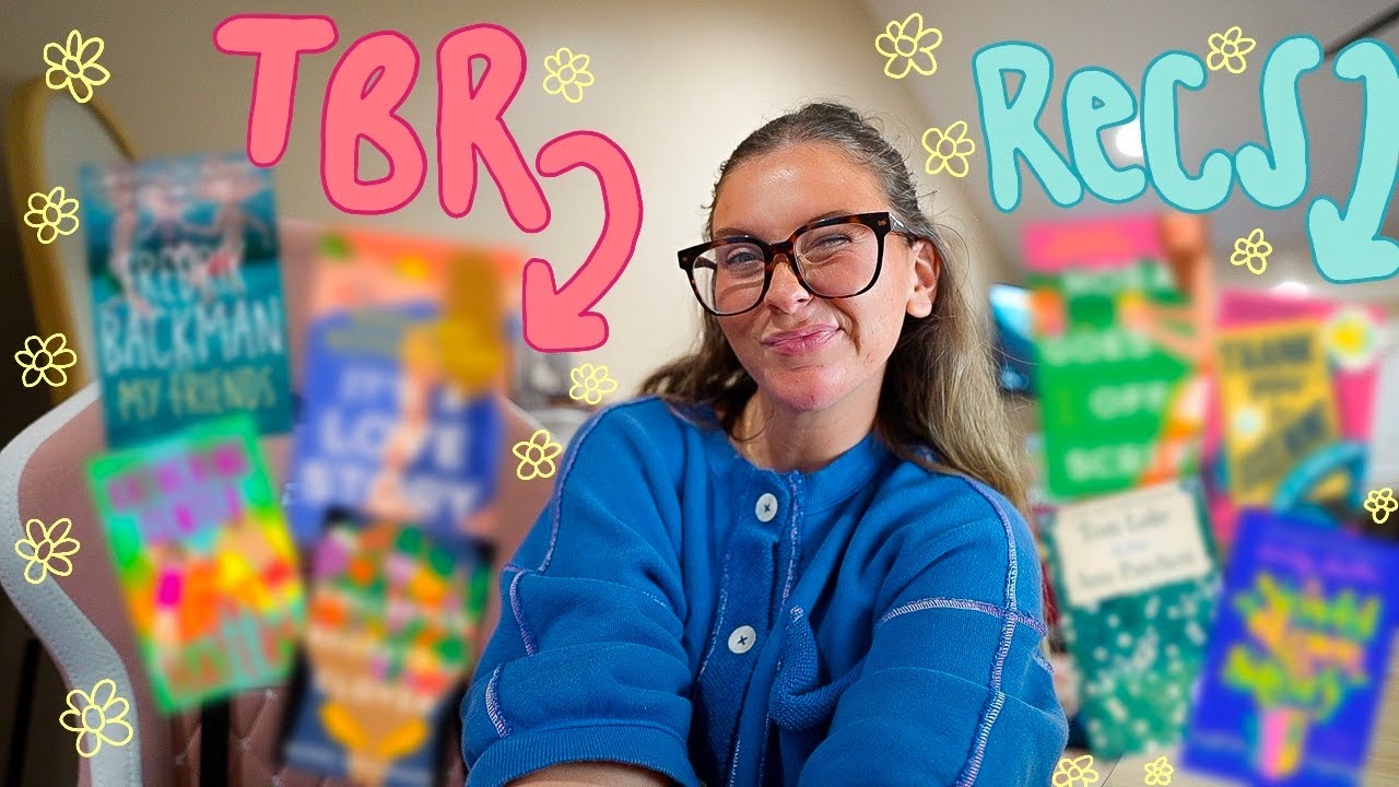 YouTube post by @whatsdesreading for BookoftheMonth. Caption reads: Spring TBR + Book recs 🌷🪻📖.