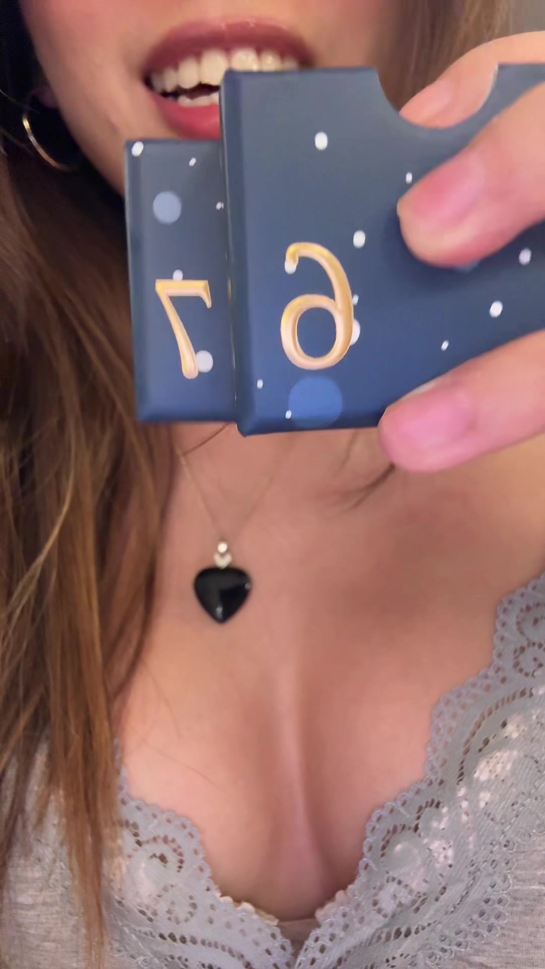 TikTok post by @tiltedtiramisu for Sterling Forever. Caption reads: day 6🙊7🙊of advent calendar from @Sterling....