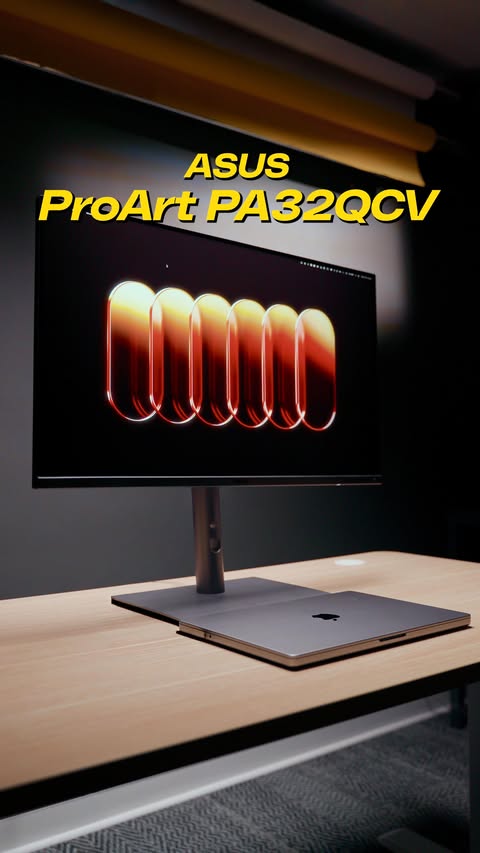 Instagram post by @ogehezeonu for ASUS. Caption reads: This is the latest ProArt display from Asus. It is....