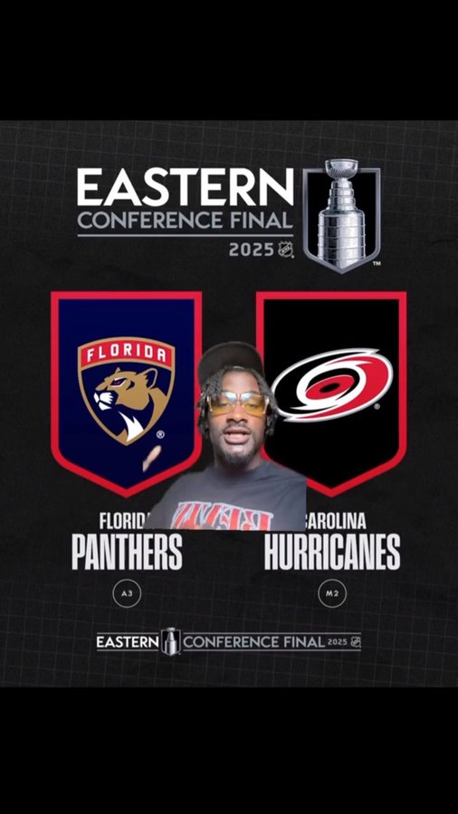 Instagram post by @trailerparksportsnetwork for Bleacher Report. Caption reads: Beyond locked in. Eastern Conference final kicks....