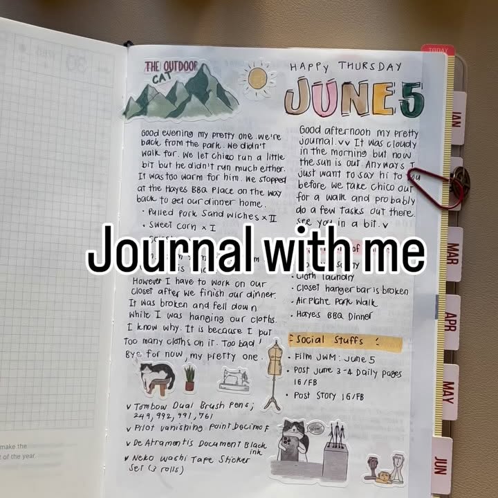 Instagram post by @shico_journals for The Washi Tape Shop. Caption reads: [...] Tape Sticker Set (3 rolls) from....