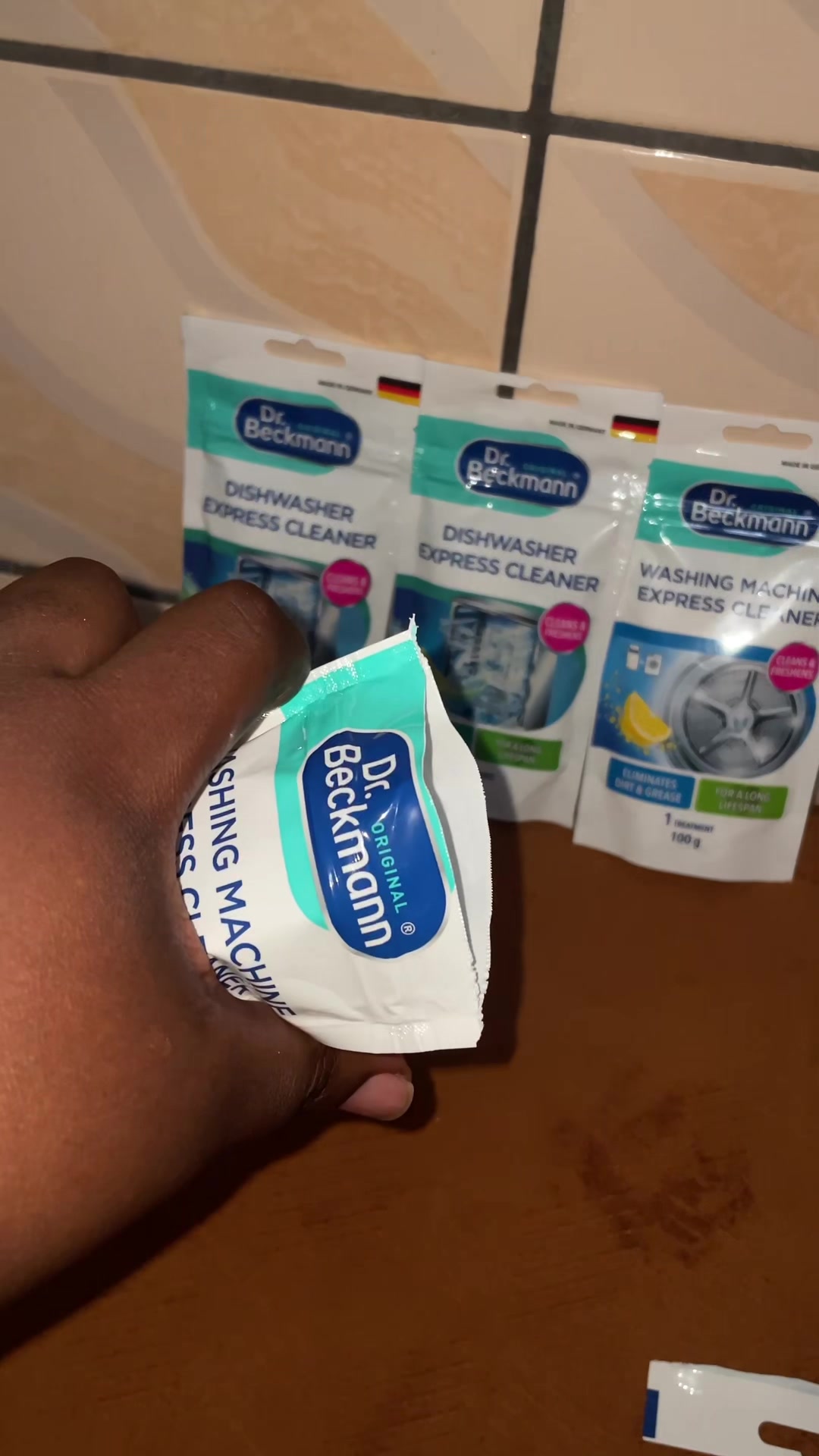 TikTok post by @yolisa_m for Dr. Beckmann South Africa. Caption reads: [...] #lovewhatworkssa #drbeckmannsa @Dr. Beckmann....