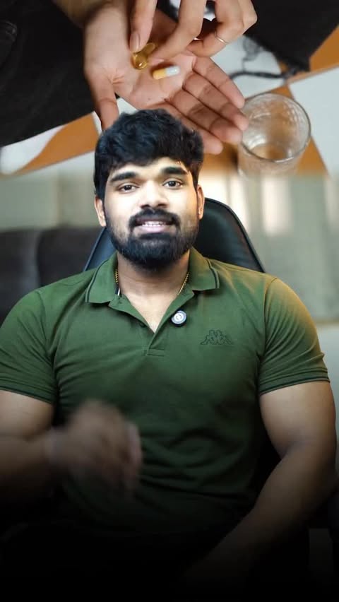 Instagram post by @ragav_balu for HK Vitals. Caption reads: [...] 💯 Order panna use my code RAGAV10 on....