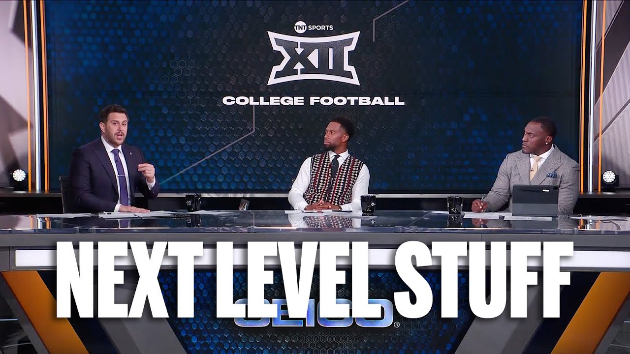 YouTube post by @GoPowercat for Coldest. Caption reads: TNT delivers big-time coverage of Big 12 football....