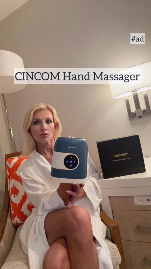 Instagram post by @mauralynn1 for CINCOM. Caption reads: [...] spa-like hand massage this season with....