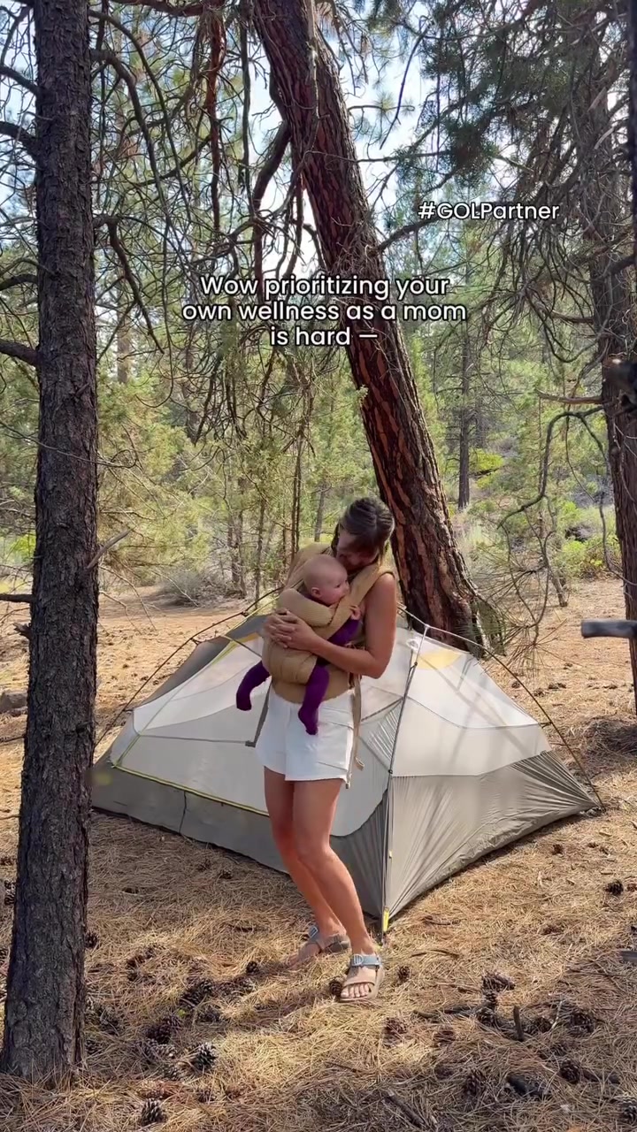 TikTok post by @wherewewentnext for Garden of Life. Caption reads: Shew, prioritizing your wellness as a mom is hard!....