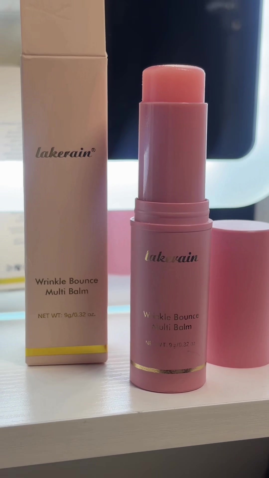 TikTok post by @jay_fenty66 for Lakerain Beauty. Caption reads: [...] love the feel of this product ! @lakerain....