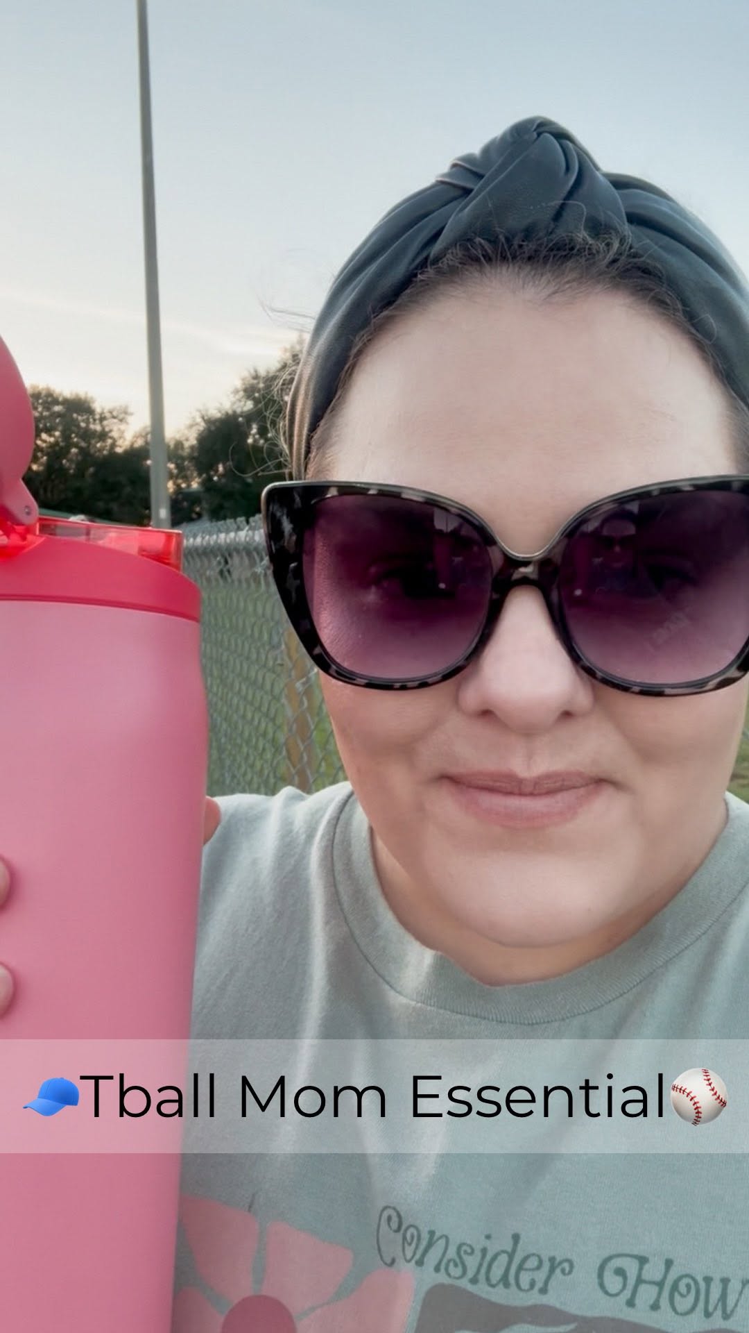 Instagram post by @jcuccionilli for Simple Modern. Caption reads: T-Ball season means long days in the sun, endless....