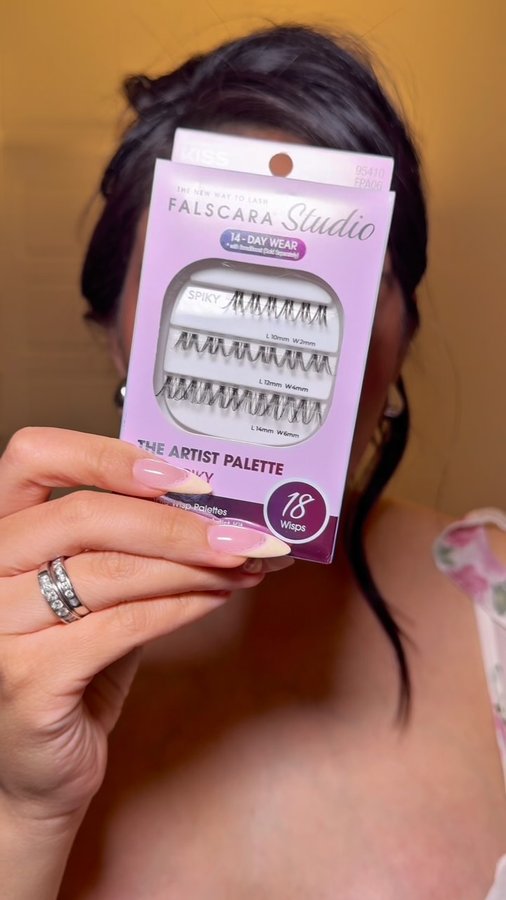 Instagram post by @blissbrie for Falscara. Caption reads: I love falscara to achieve salon-quality results....