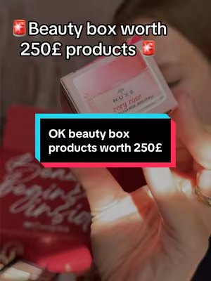 TikTok post by @gabrielizza for OK! Beauty Box. Caption reads: [...] bellow to see the crazy price now! @OK!....