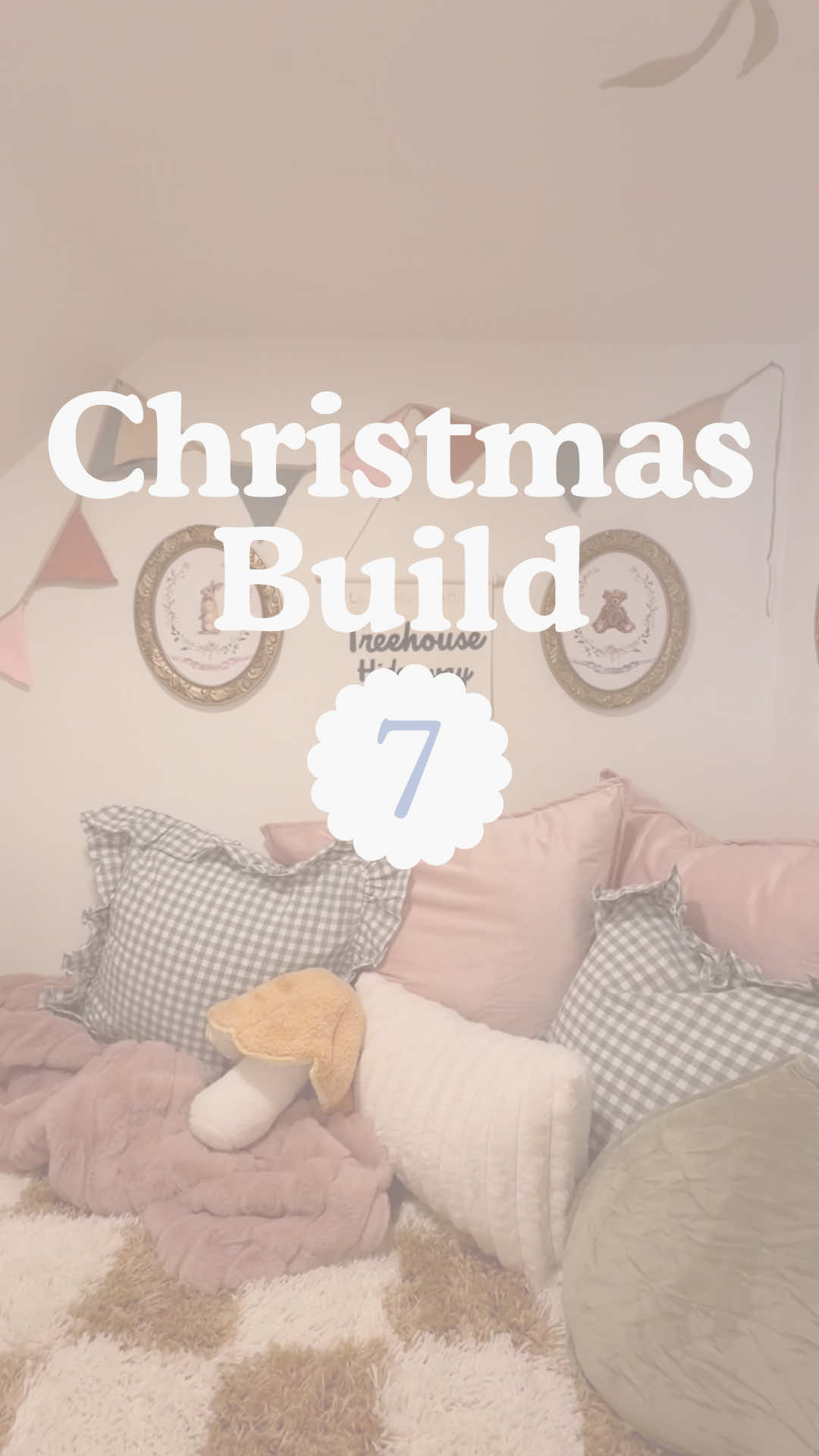 TikTok post by @huntersofhappiness for Cricut. Caption reads: [...] the inside of the tree house with our....