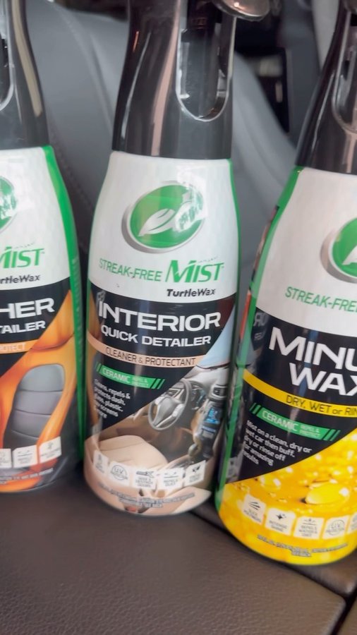 Instagram post by @jettsetfarmhouse for Turtle Wax. Caption reads: [...] to detail my car with ease! Grab your....