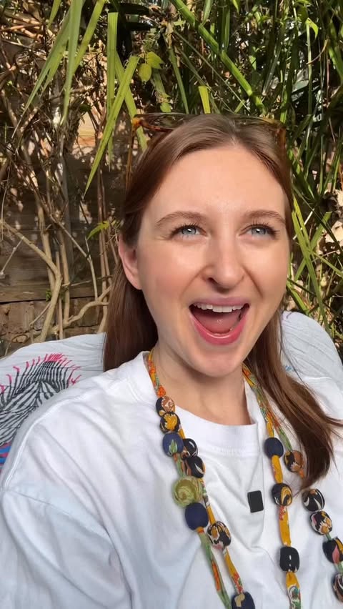 Instagram post by @imogenandrewscomedy for HBO. Caption reads: Lovely resort but a bit hectic! HBO Max is....