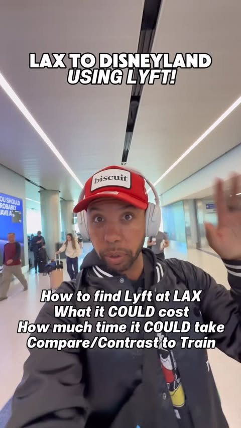 Instagram post by @jerendelle_official for Lyft. Caption reads: Taking a Lyft from LAX to Disneyland? Or ANYWHERE....