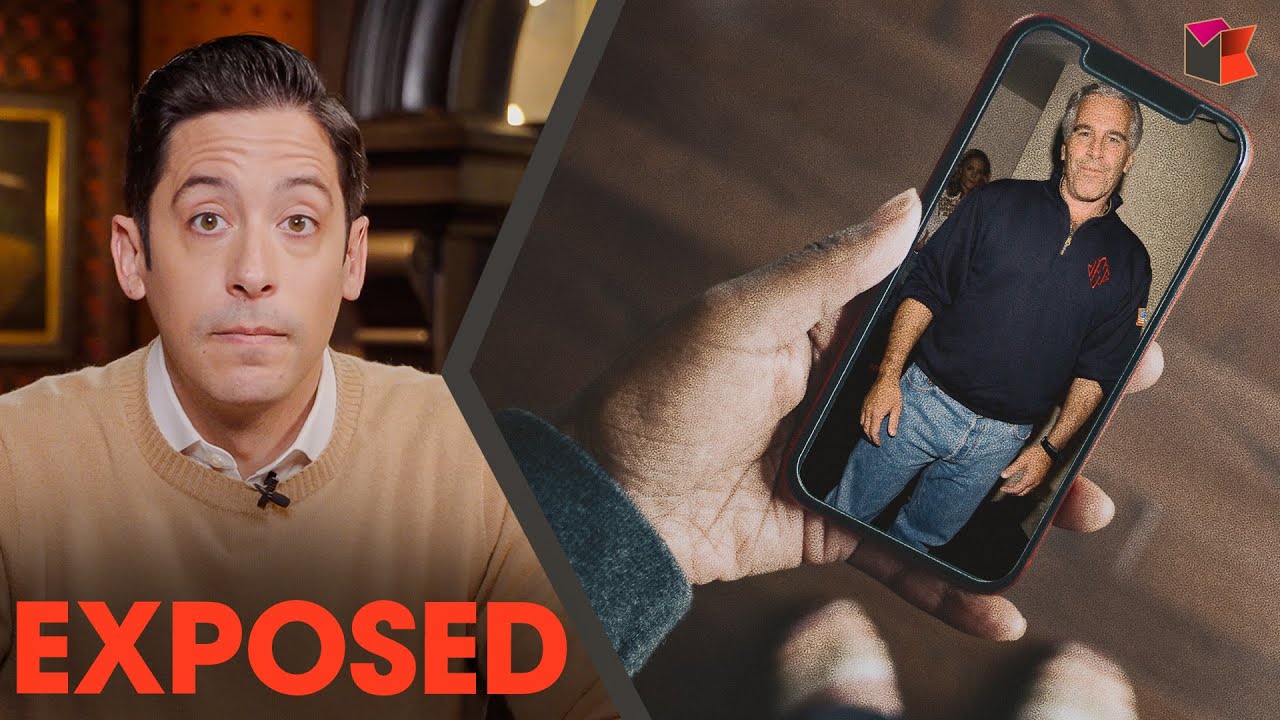 YouTube post by @MichaelKnowles for ARMRA. Caption reads: BREAKING: Dems Caught Texting Epstein, Files To Be....