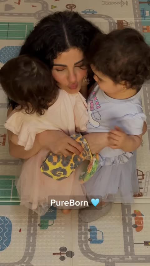 Instagram post by @joumana_jfr for Pureborn. Caption reads: [...] that keep my girls comfy all day long…....