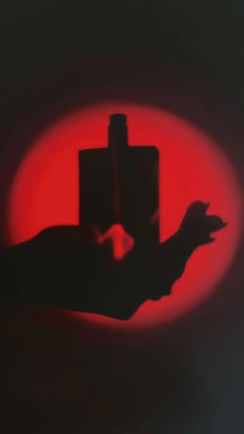 Instagram post by @thepouf for KILIAN PARIS. Caption reads: [...] Forbidden Games, a new fragrance by....