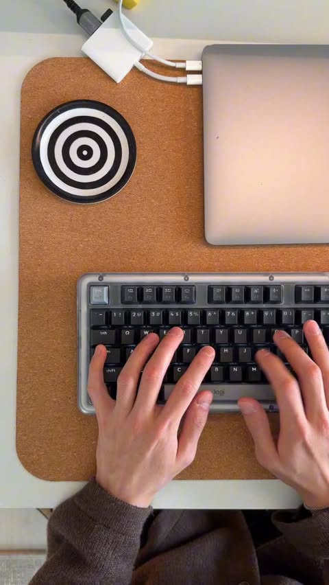 Instagram post by @mr.jodigo for Logitech. Caption reads: [...] unique aesthetic of this keyboard from....