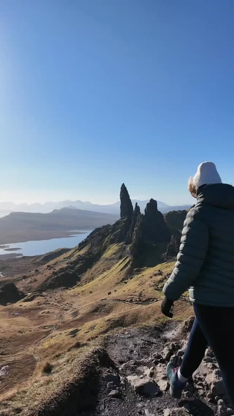 Instagram post by @_laura.lives for VisitScotland. Caption reads: [...] spot on Skye? 🫶 #isleofskye #orskye....