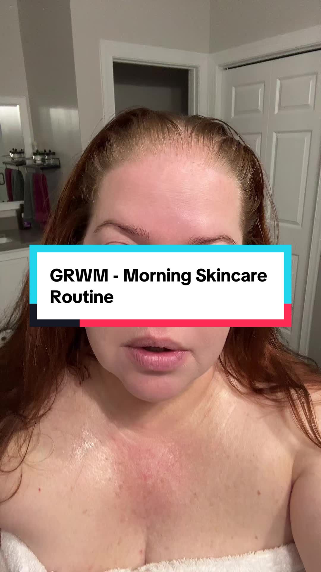 TikTok post by @yvonnemoskal for City Beauty. Caption reads: Daytime Skincare Routine. GRWM in the morning. I....