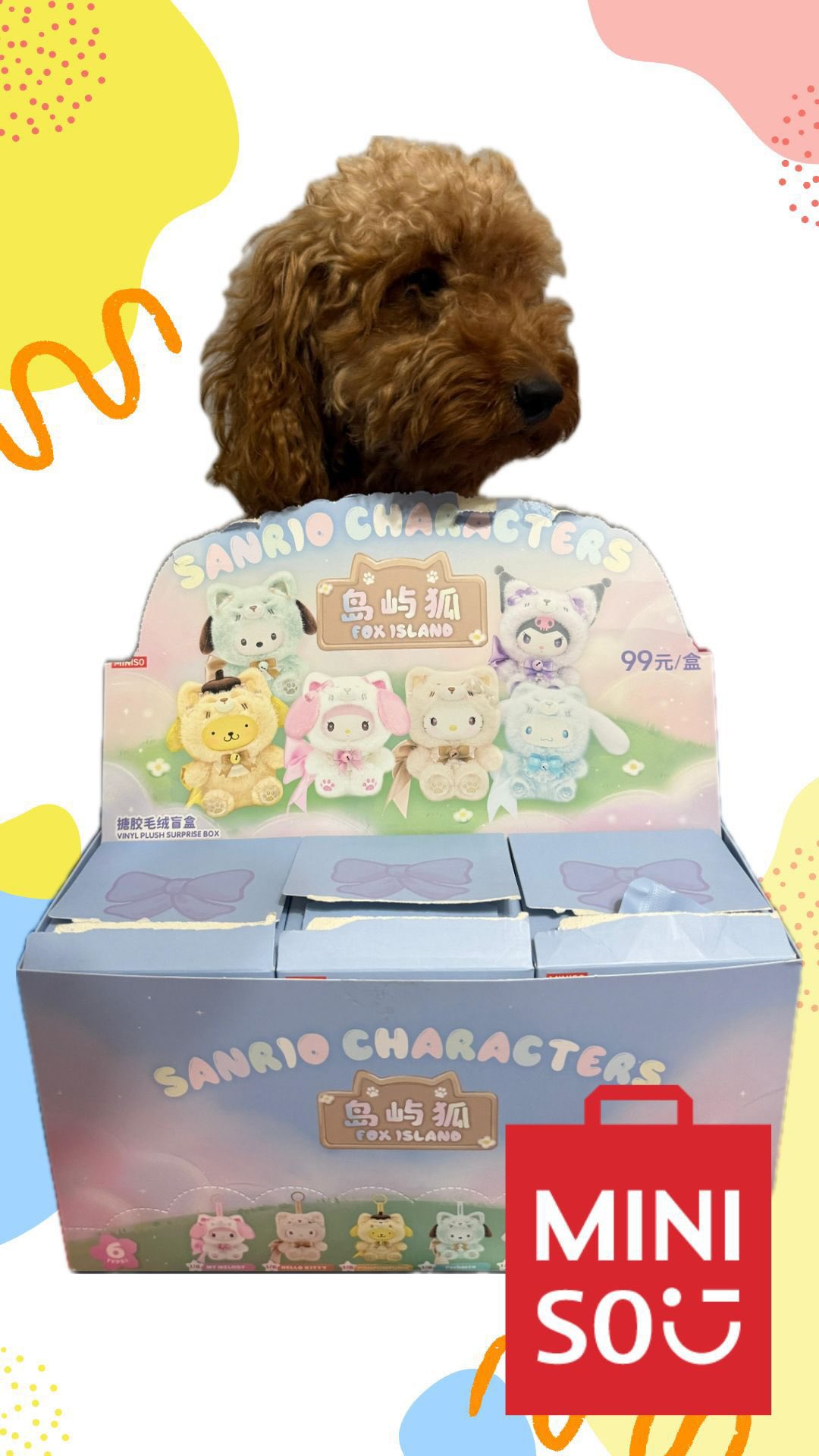 Instagram post by @organicamerican_ for MINISO USA. Caption reads: The cutest surprise ever from MINISO🩷
I found....