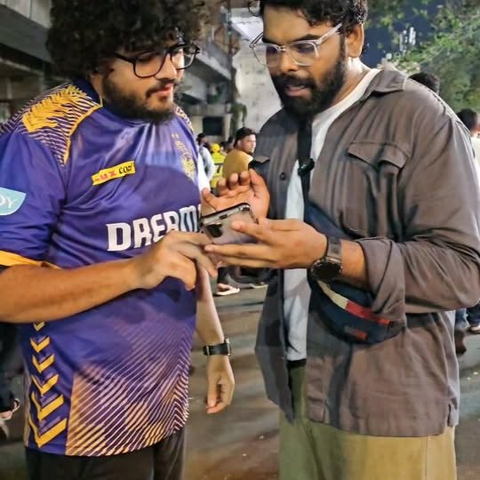 Instagram post by @vekkey for Vision11. Caption reads: It is all about a matter of time, Skills, and some....