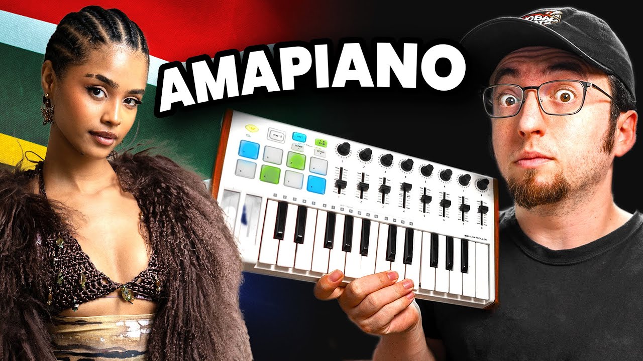 YouTube post by @EdTalenti for Dropbox. Caption reads: I Learned How To Make AMAPIANO in 24 Hours!.