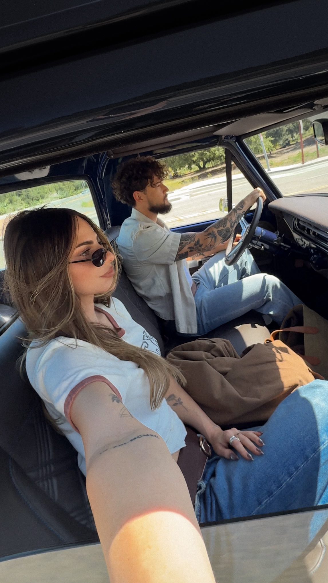 Instagram post by @josipellicano for Lucky Brand. Caption reads: Lucky girl 🍀 (best pair of low rise jeans!!)....