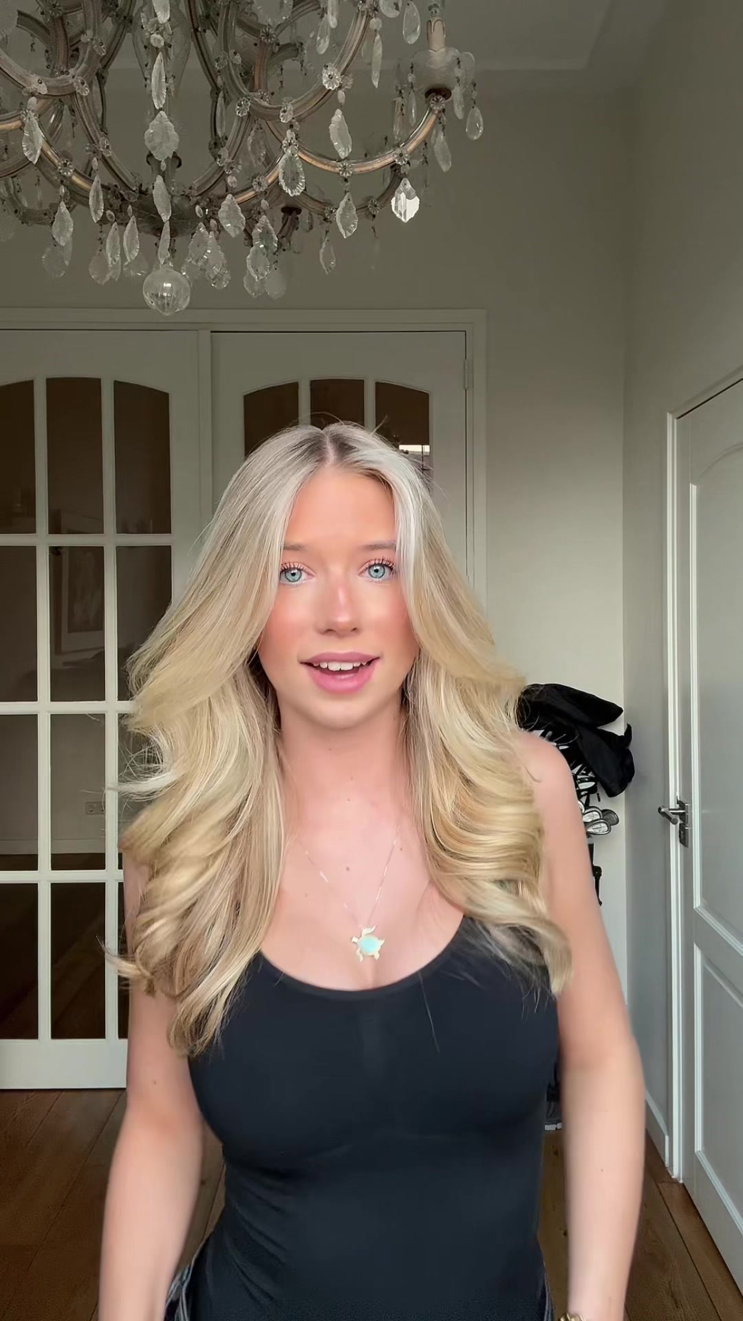 TikTok post by @rooswijnants for Lucid Club. Caption reads: Just take it on back, boy🎶—jeans from @Lucid....