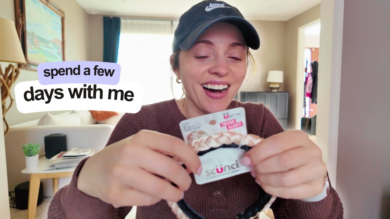 YouTube post by @itsjessicabraun for Lumineux by Oral Essentials. Caption reads: VLOG: Making a big change 🥹, Meijer haul, Church....