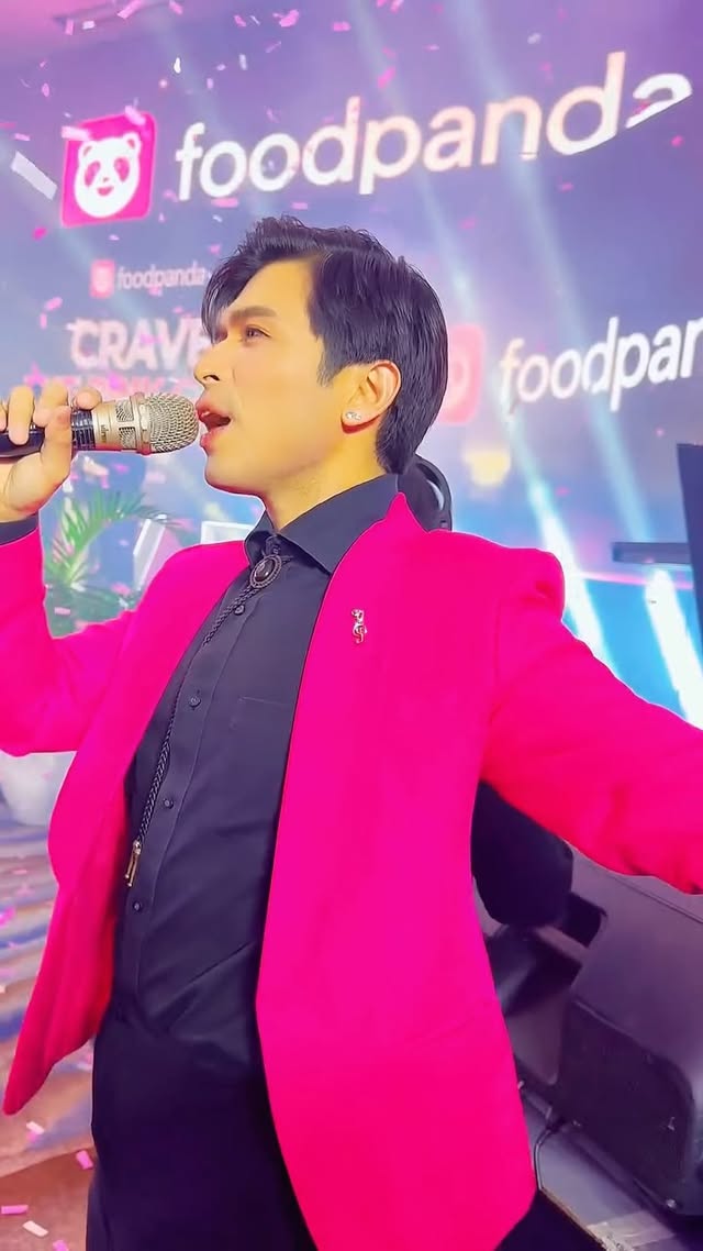 Instagram post by @jazpertiongson for Foodpanda. Caption reads: [...] blast at the Grandest Culmination of....