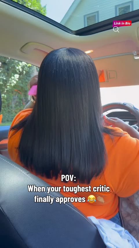 Instagram post by @auntie.nique for UNice Hair. Caption reads: [...] daughter approved too. 😂💕 Shop here:....