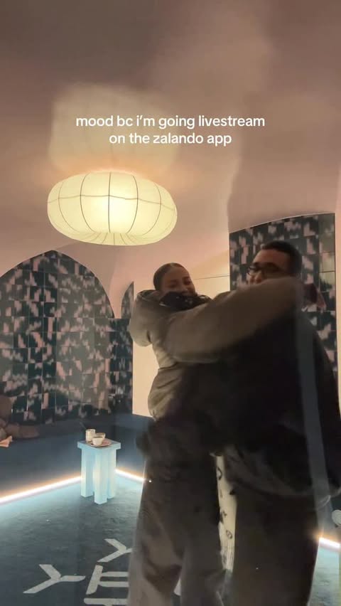 Instagram post by @notaminenot for Zalando. Caption reads: monday 12th at 6pm @zalando #ad.