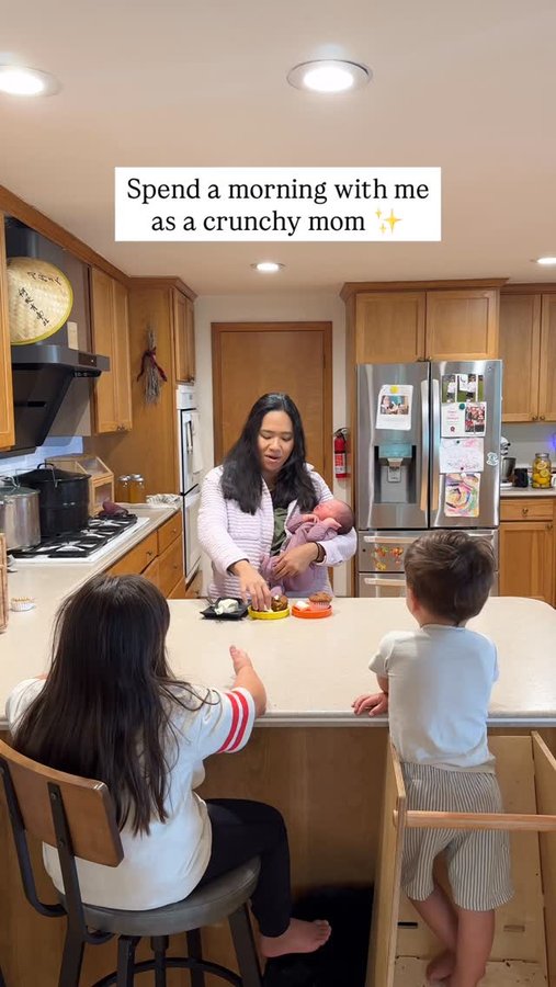 Instagram post by @elkeyzandstra for Freshpet. Caption reads: As a mom, making sure my family has the nutrition....