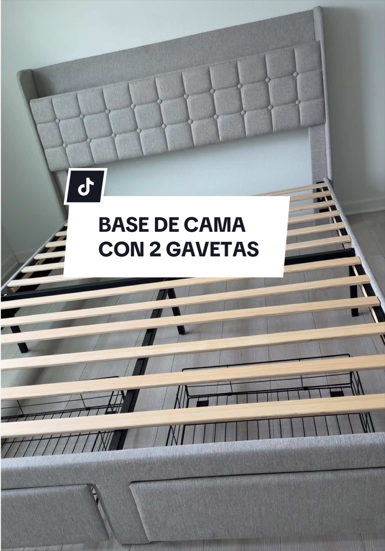 TikTok post by @karin.recomends for Sweetcrispy. Caption reads: Base d ecama con 2 gavetas @Sweetcrispy Plus....