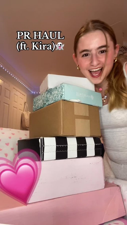 Instagram post by @preppyannafaye for Beachwaver. Caption reads: THANK YOU🥹 #reels #explore #explorepage....