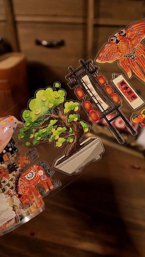 Instagram post by @hwaufranc for The Washi Tape Shop. Caption reads: [...] Unboxing asmr🌼🌼 Sticker Tapes....