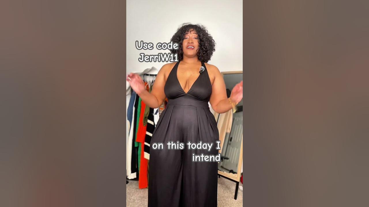 YouTube post by @fatgirlslim901 for Shapellx. Caption reads: @Shapellx  The shaping jumpsuit is something that....