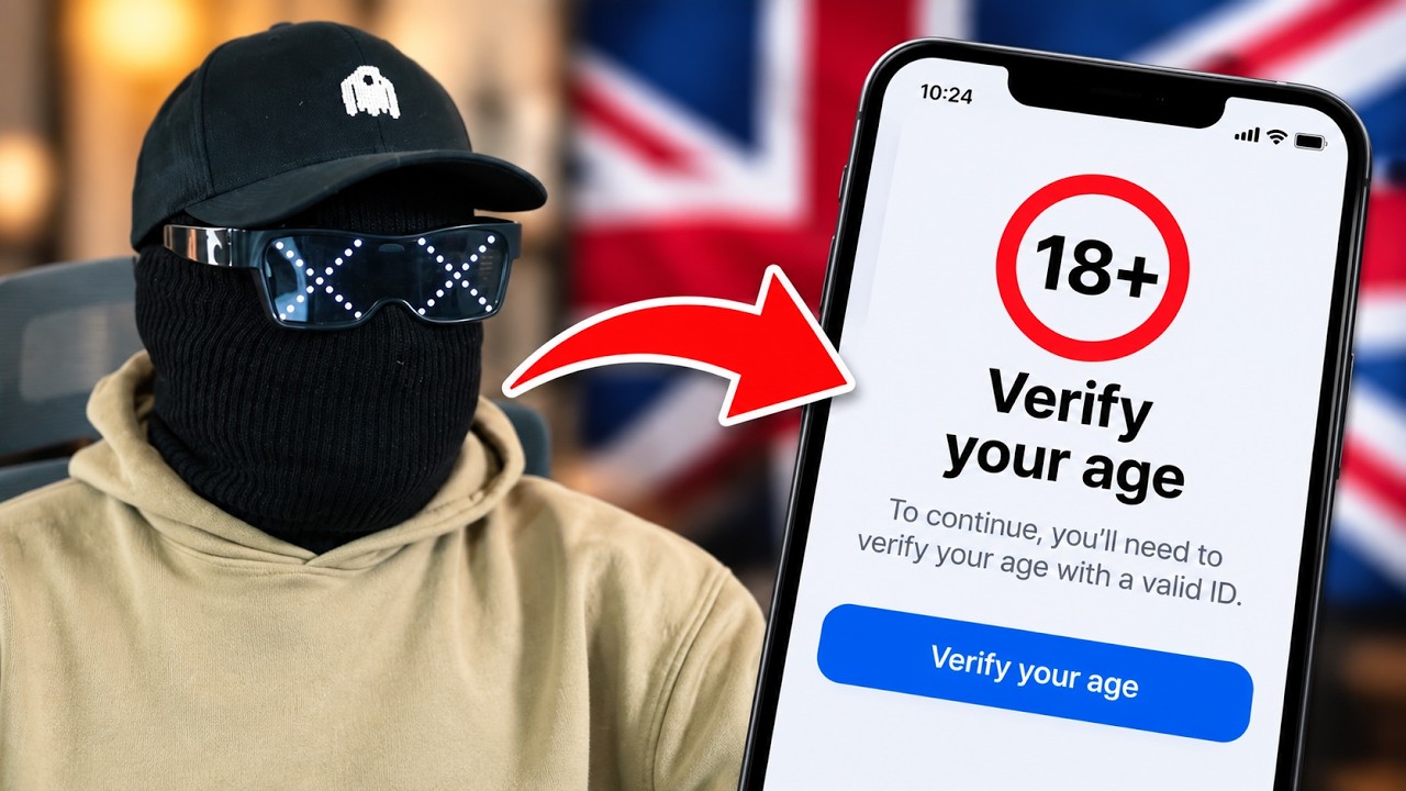 YouTube post by @CyberWaffleUK for Private Internet Access. Caption reads: Check out Private Internet Access VPN! Only £1.49....