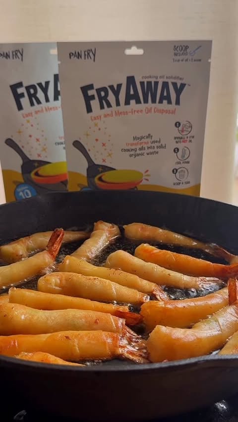 Instagram post by @theblogofsalt for FryAway. Caption reads: #AD At my house, it’s not a Holiday get together....