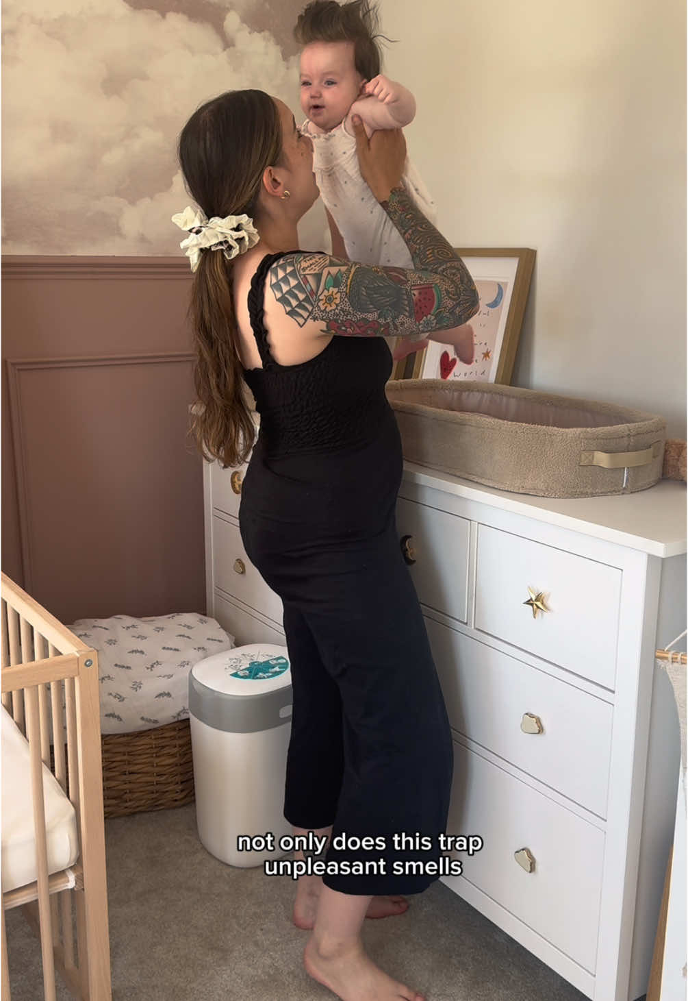 TikTok post by @alyshadevon for Smyths Toys Uk. Caption reads: AD With two babies aged 2 and under it’s safe to....