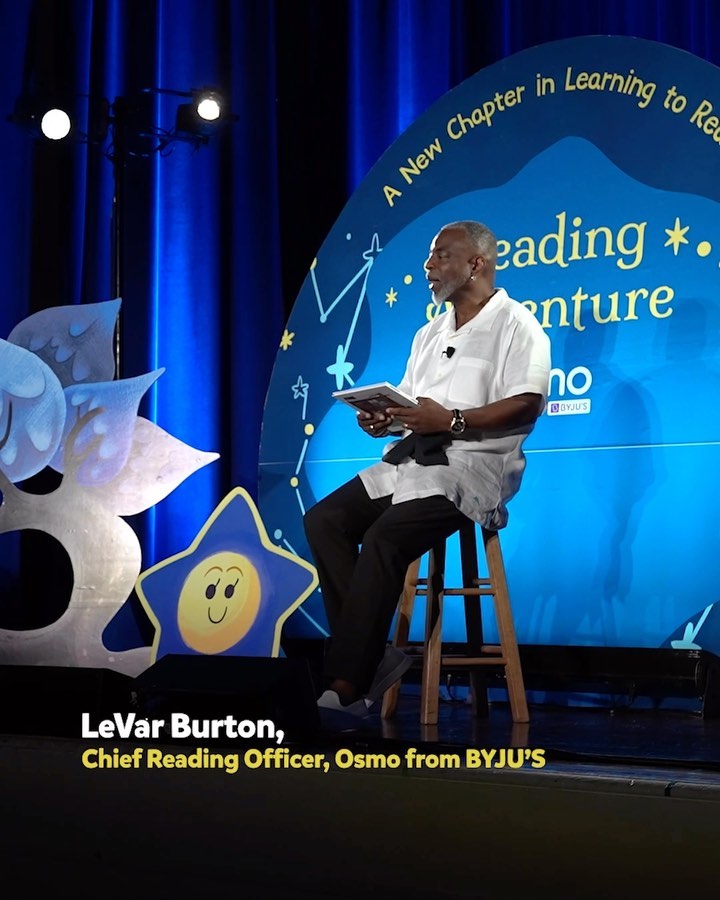 Instagram post by @levar.burton for play Osmo. Caption reads: On my recent visit to Theodore Roosevelt....