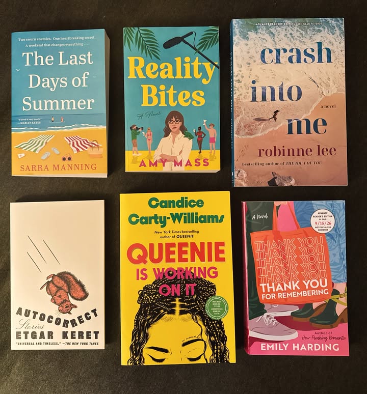 Instagram post by @readswithally for Gallery Books Group. Caption reads: Happy bookmail {Monday} on a Wednesday🫶🏻 I hope....