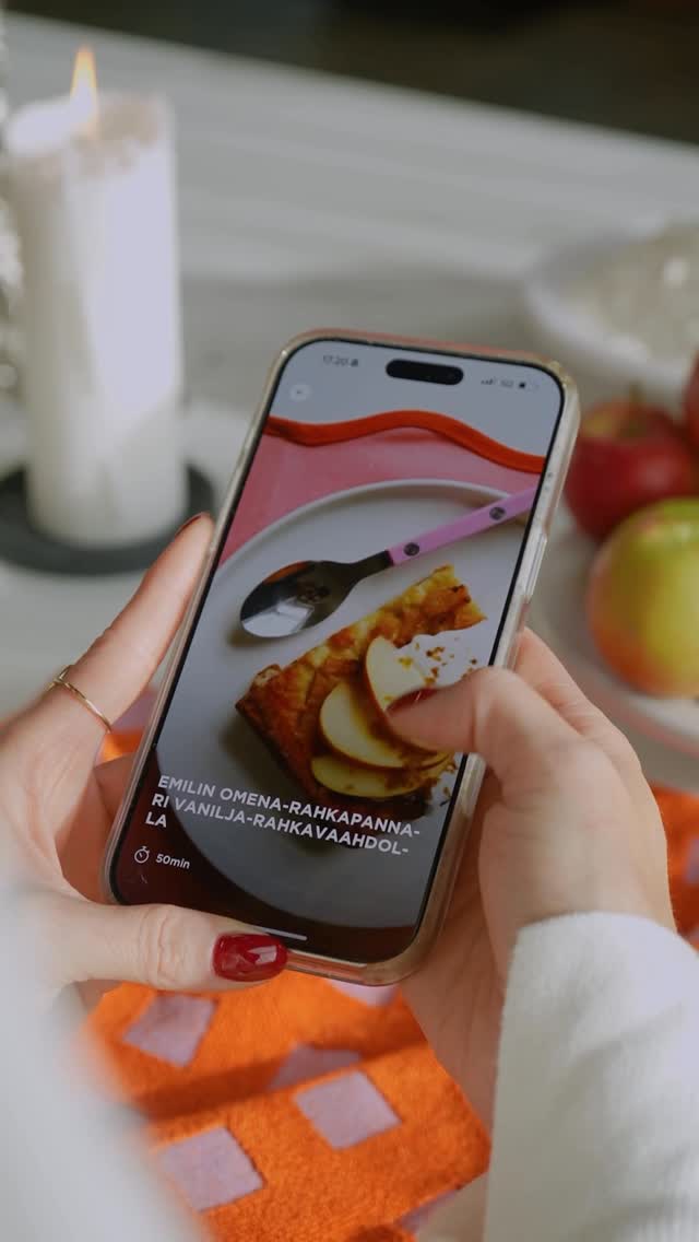 Instagram post by @emilikumpuniemi for Valio. Caption reads: Mainos @valiofi Keittiön 🥄 Te toivoitte, täältä....