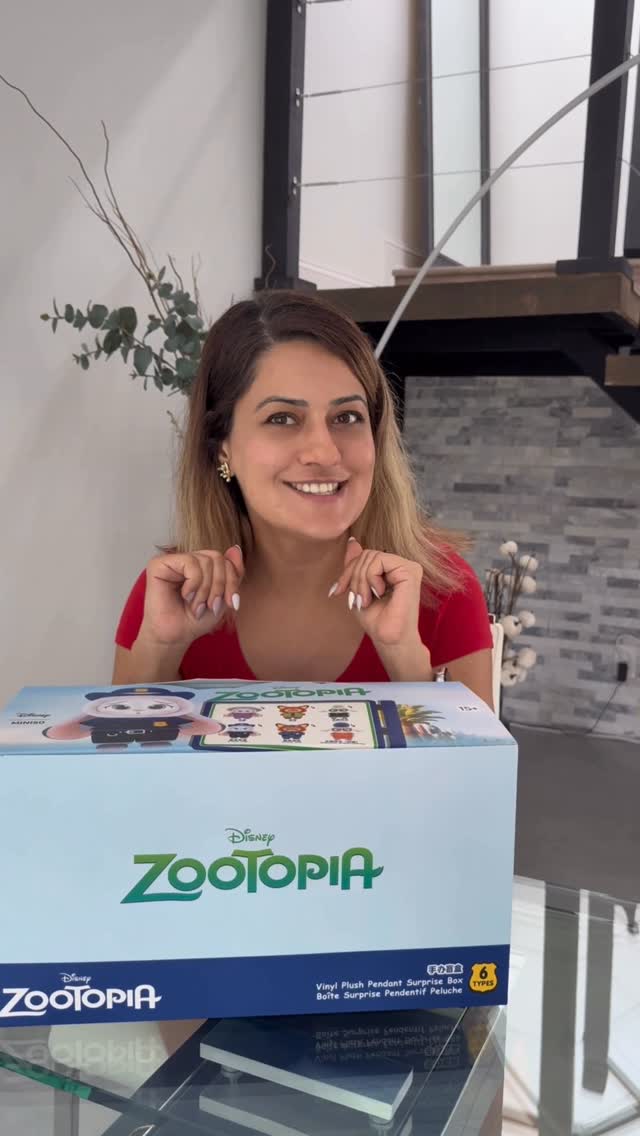 Instagram post by @ugc_nazz for MINISO USA. Caption reads: Watch me unboxing the Disney Zootopia’s cute vinyl....
