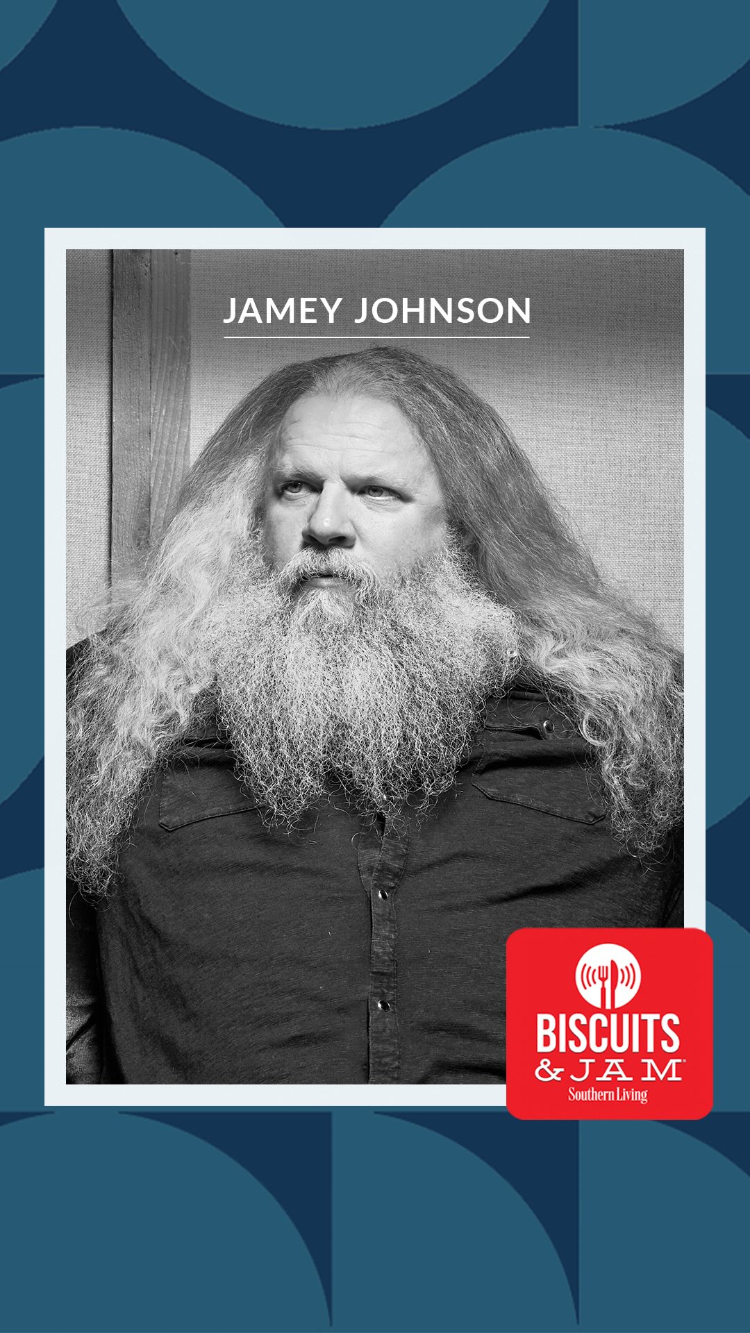 Instagram post by @jameyjohnsonofficial for Southern Living. Caption reads: Jamey Johnson has called Nashville home for half....